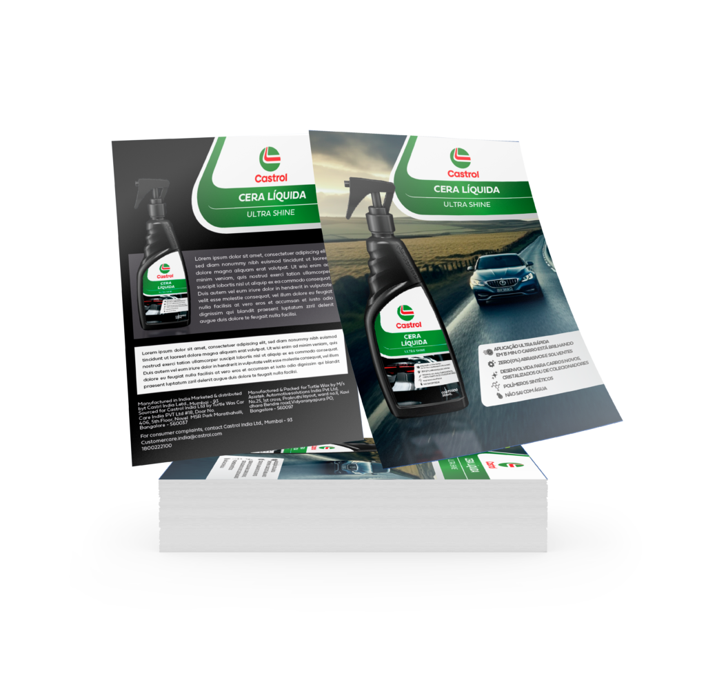 Castrol, print & merchandise
