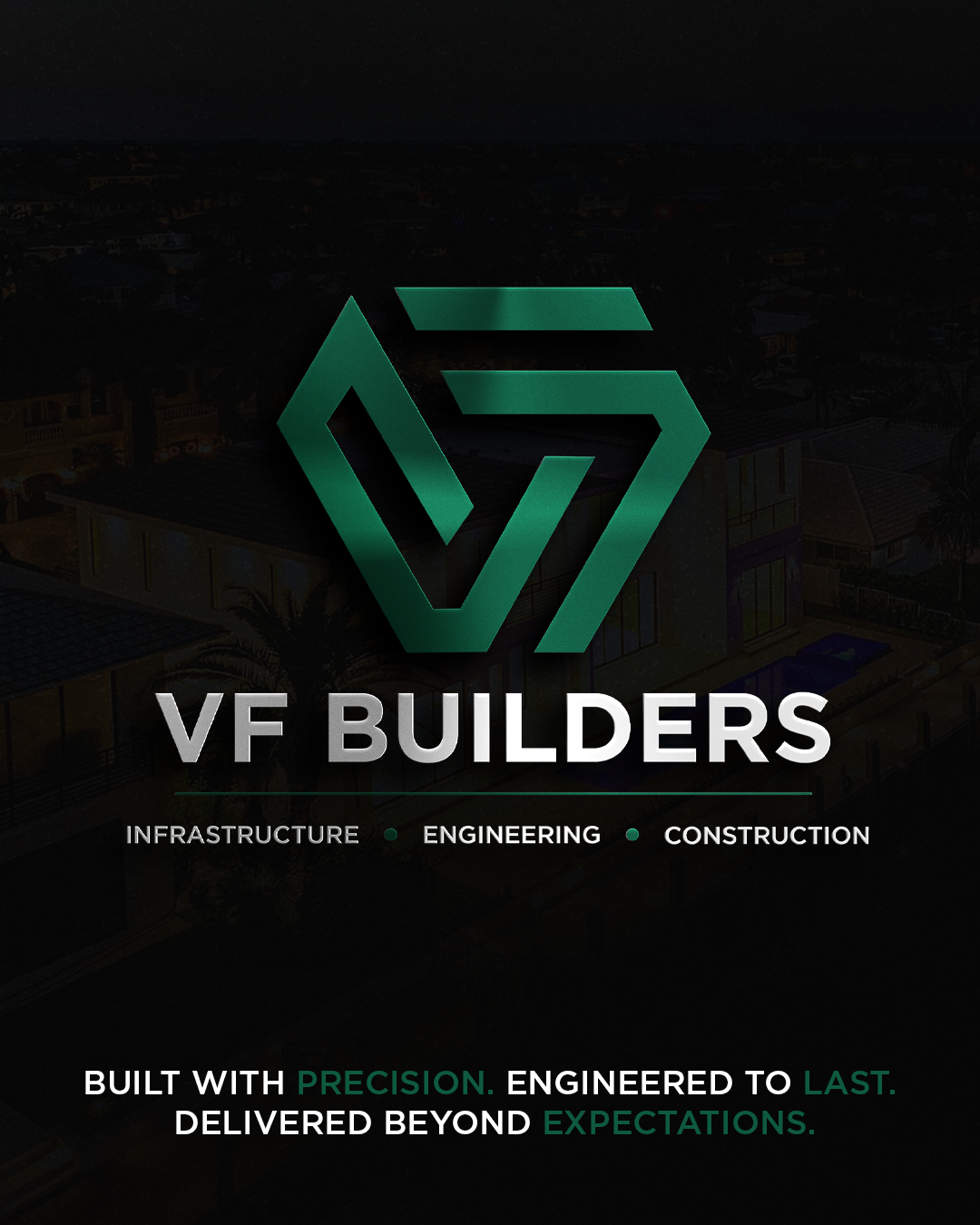 VF Builders brand identity by Revna Agency